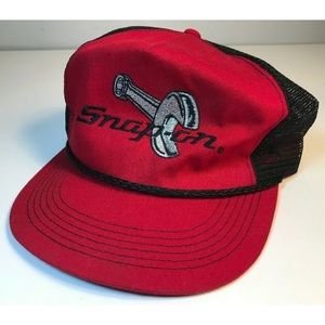VTG Snap-On Tools Mesh Trucker Hat Snapback USA